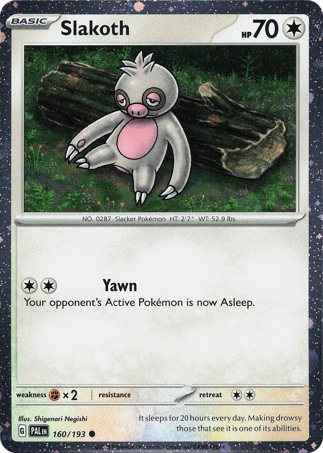 Pokemon Slakoth (Cosmos Holo) [Miscellaneous Cards & Products - 160/193]Holof...