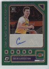 2023 Panini Donruss Optic Signature Series Green Prizm Colin Castleton Auto 12z3