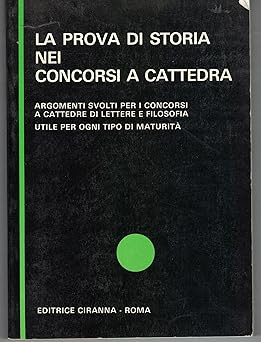 Der Geschichtsprobe bei Lehrstuhlwettbewerben [Library Binding] F. Lilli