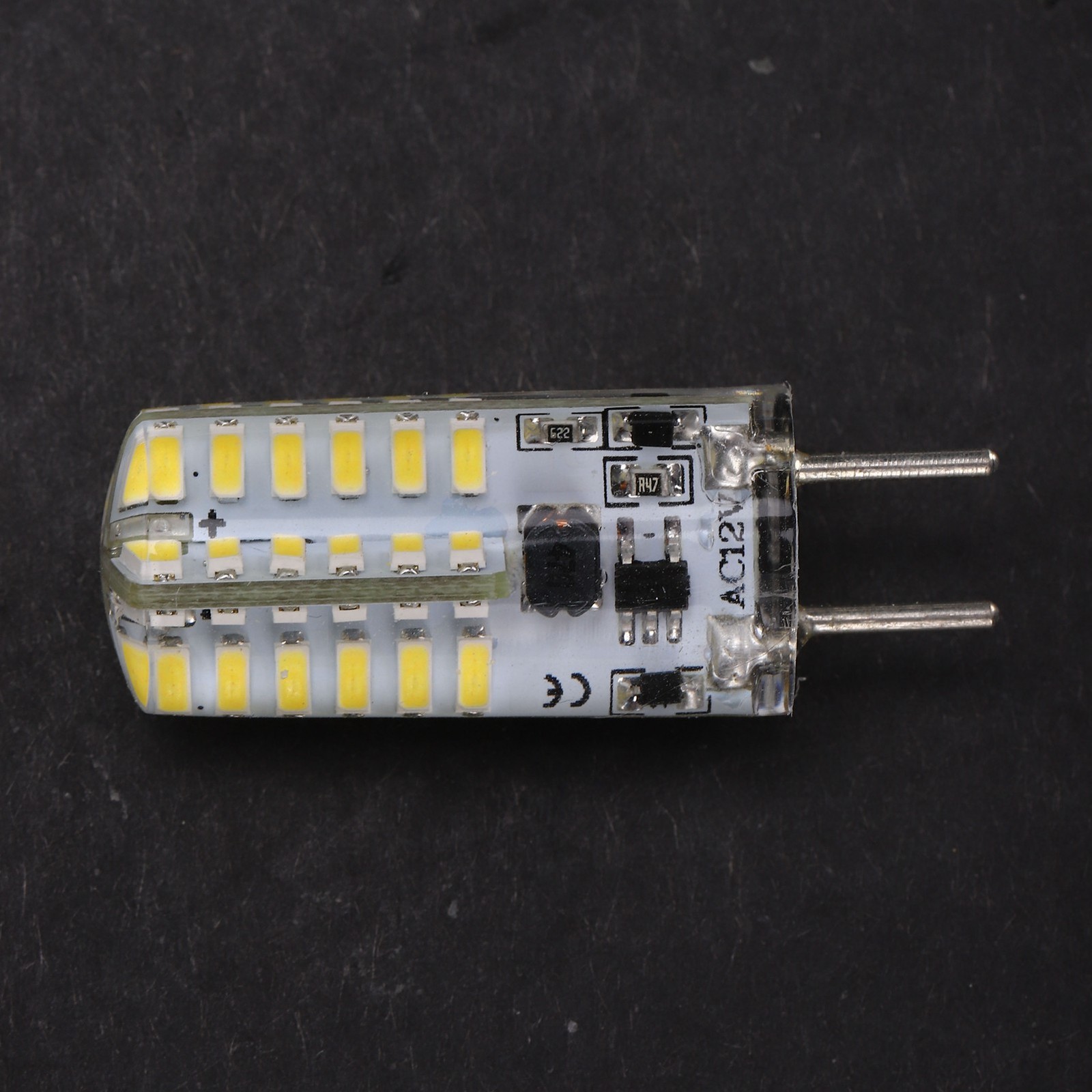 GY6.35 LED Bulb 48LED Silicone Small Bulb 3W 300LM Small Bulb (Voltage AC12V) (G