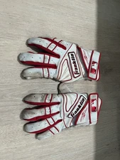 Pro Stock Game Used Portland Sea Dogs Franklin Batting Gloves