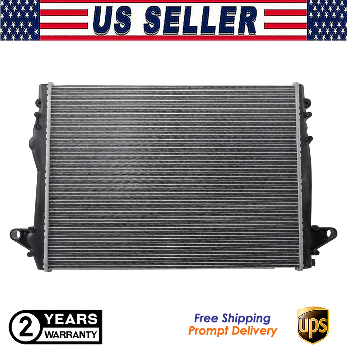 For 09-18 Maserati Quattroporte GranTurismo GranCabrio Radiator 4.7L V8 220979 