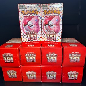 phantasmal flames booster box japanese Pokémon 151 Korean Booster Box main image 1