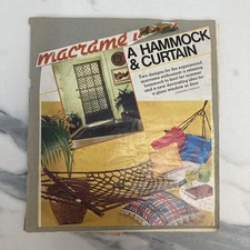 Vintage 1970s Scrapbook of Macrame Patterns Magazine Cut-Outs Retro String Craft