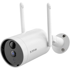Caméra Externe Wifi Sans Fil Détection De Mouvement Full HD Rechargeable