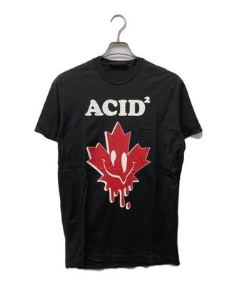 DSQUARED2                    ACID2 Maple Leaf T black S74GD0562 S22427
