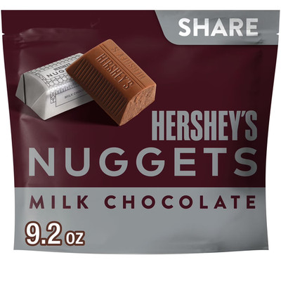 HERSHEY'S NUGGETS Milk Chocolate Candy Share Pack, 9.2 oz