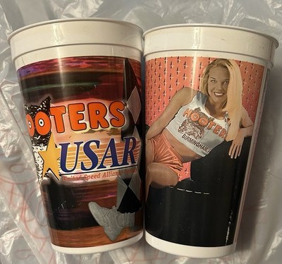 Hooters USAR Collector Cups Lot Of 2 Models Shellie & Heather