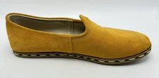Sabah Loafer Size 40 US 8.5-9 Womens Suede Slip On Shoes Turkish Moccasin Yellow