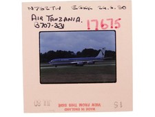 Air Tanzania Boeing B707 Flugzeug Gatwick Egkk N762tw 1980 35mm Dia