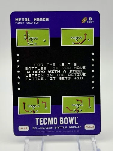 2026 Bo Jackson Battle Arena Tecmo #PL75 Metal March Play