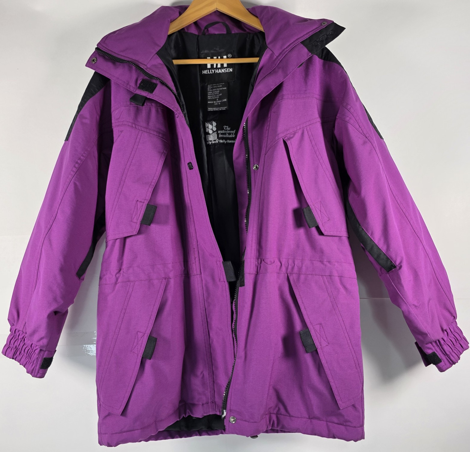 Helly Hansen Tech Jacket Womens Small Hide away H… - image 5