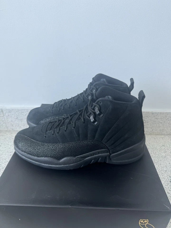 Talla 10.5 - OVO x Air Jordan 12 Retro Negro Foto 3 de 4