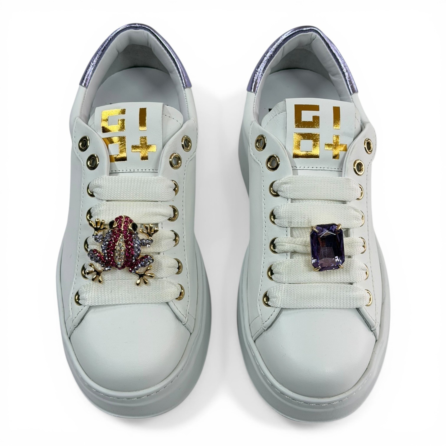 Sneakers Donna Gio+ in Vera Pelle Made in Italy foto 2