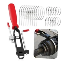 Thickened CV Boot Clamp Tool Kit,CV Joint Ear Clamp Pliers with 20 CV Boot 