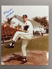 BOB BUHL Signed 8x10 Photo Milwaukee Braves