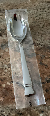 CABOCHON Wedgwood Stainless Vera Wang Teaspoon (s) Flatware Unused Korea 6 3/8''