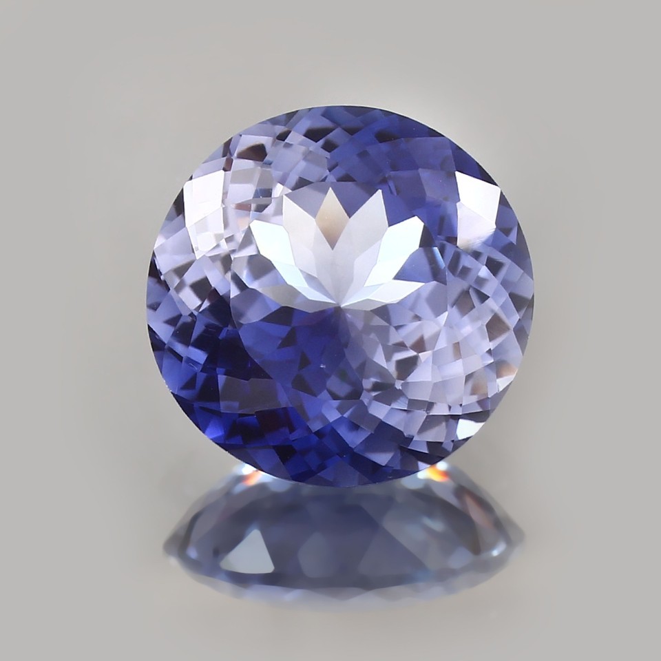 35.80 CT AAA Flawless Bi-Color Ceylon Blue Sapphire Loose Round ...