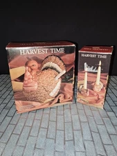 Vintage Gravy Tureen / Boat 1qt Harvest Time Benchmark Home Product Turkey 