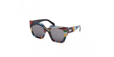 Emilio Pucci Sonnenbrille EP0197 BLACK PATTERN/SMOKE 52/20/140 Unisex
