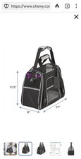 Soft Sided Travel Pet Carrier - Extra small - Black Mesh