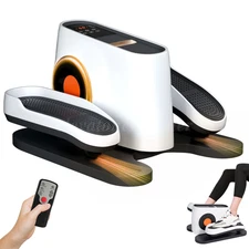 15 Speed Modes Under Desk Elliptical Machine Ellipse Leg Exerciser for Seniors