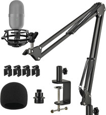Razer Seiren Mini Boom Arm Mic Stand with Pop Filter, Shock Mount, Upgraded H...