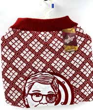 Fetch for Pets A Christmas Story Dog Sweater XLg Christmas Acrylic