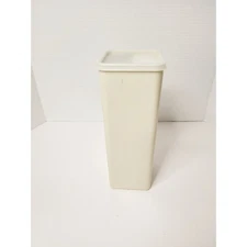 Vintage Tupperware Velveeta Cheese Keeper Container #1696 with Tray Sheer/Almond