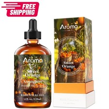 100 Pure Natural Sweet Orange Essential Oil with Premium Gift Box, 4 Fl Oz