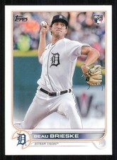 2022 Topps Update #US23 Beau Brieske RC