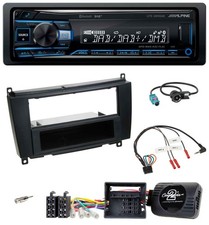 Alpine USB Bluetooth DAB Lenkrad Autoradio f&uuml;r Mercedes CLK C209 A209 2004-2010