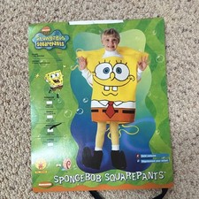2002 Vintage SpongeBob Kids Costume - Size 5-7 Years
