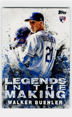 Walker Buehler 2018 Topps Update #LITM-22 Los Angeles Dodgers RC
