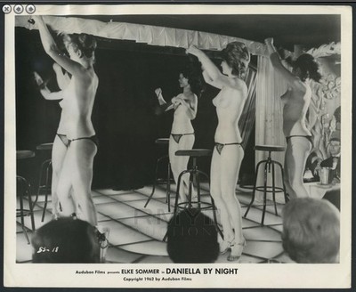 1962 ''Daniella by Night'', Explicit Hollywood Studio Photo with Elke Sommer