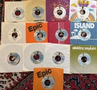 LOT OF 13 EAGLES 45 7" ALL DIFFERENT RECORDS ASYLUM YACHT ROCK RECORDS