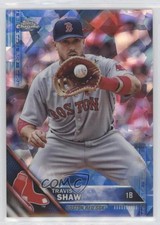2016 Topps Box Set Chrome Sapphire Edition /250 Travis Shaw #427 qf6