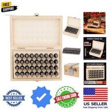 36-Piece Number and Letter Stamp Set 5/16 8mm A-Z Punch Perfect for Imprintin...