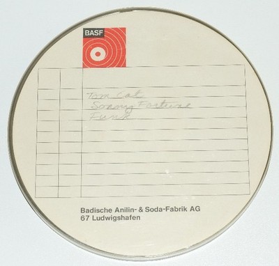 VINTAGE BASF 7'' x 1/4'' x 1800' REEL TO REEL MAGNETIC TAPE MADE IN GERMANY