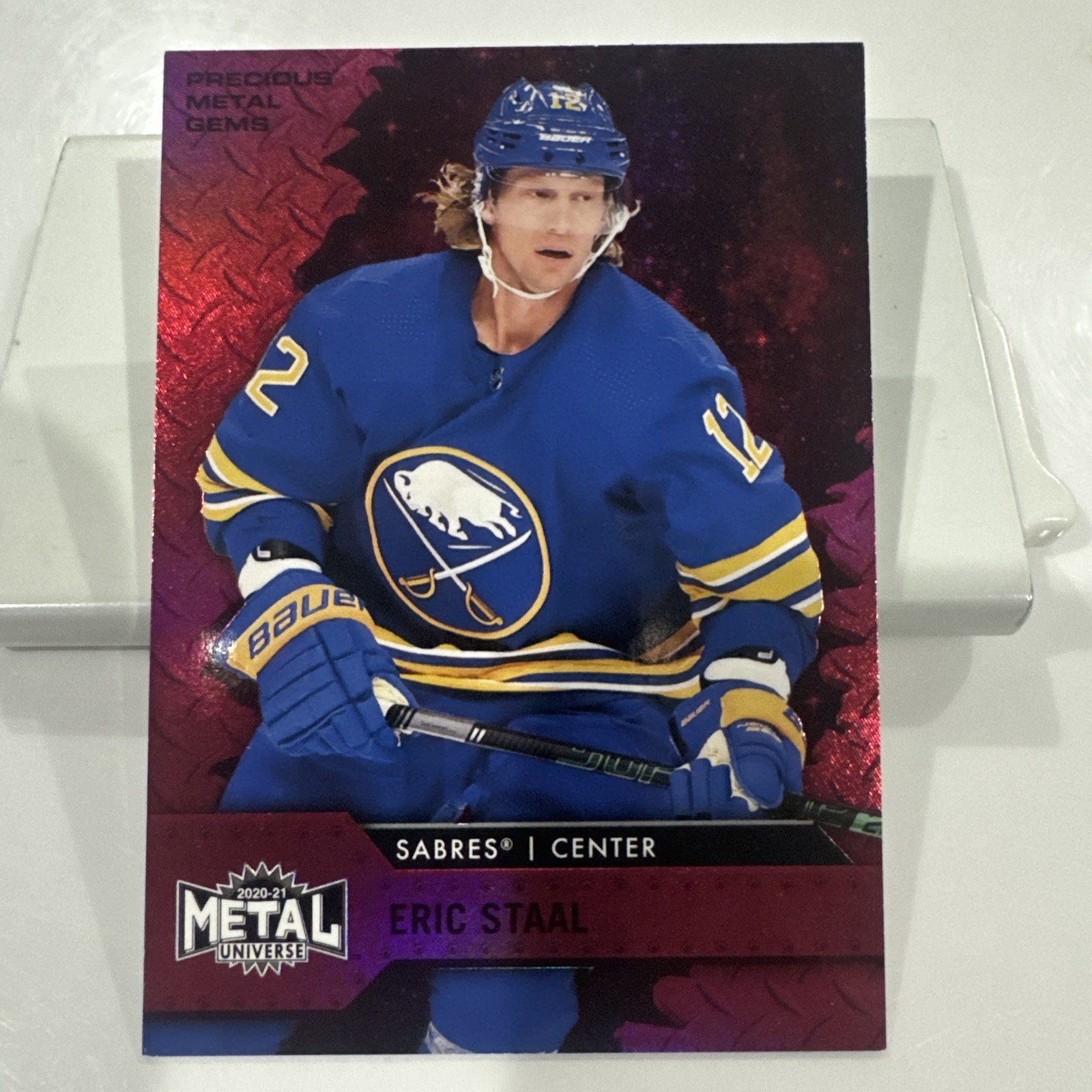 2020-21 Skybox Metal Universe PMG Red 41/100 Eric Staal #84