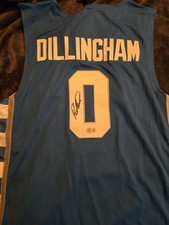 Rob Dillingham Signed Blue Kentucky Wildcats Jersey Beckett Cert Adult L