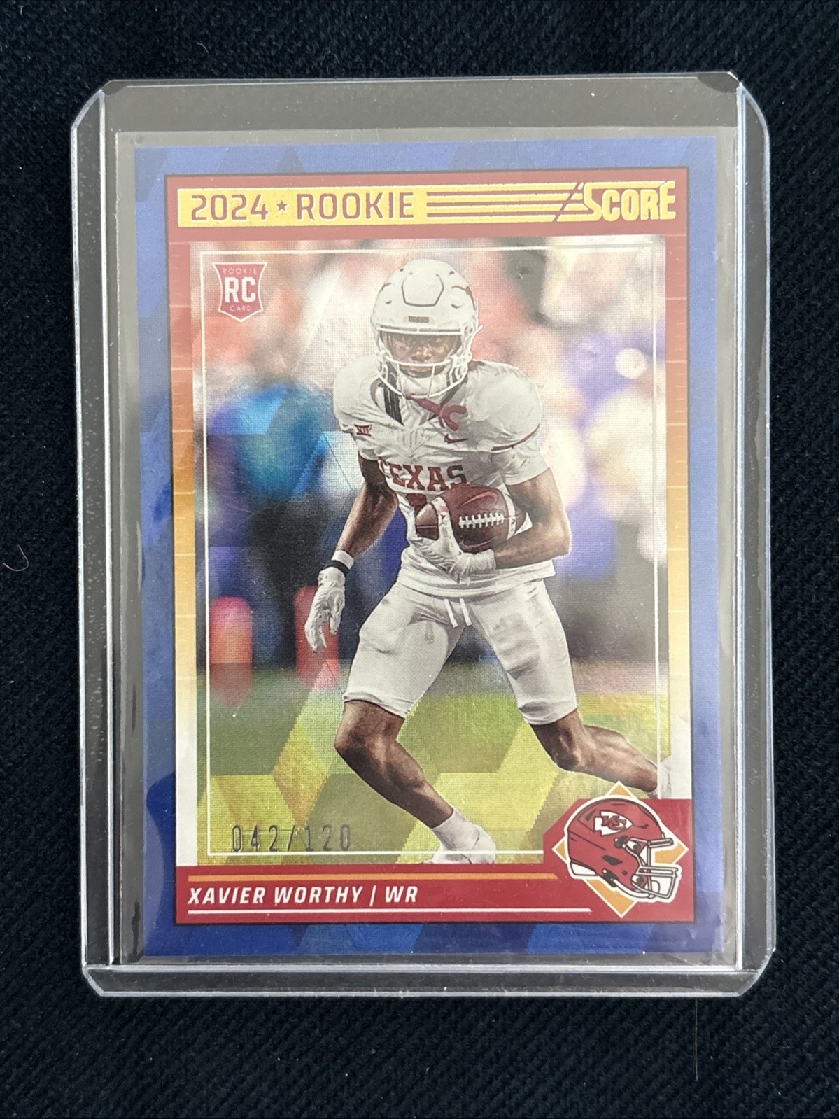 2024 Score - Rookies Xavier Worthy #324 Cubic /120 (RC)