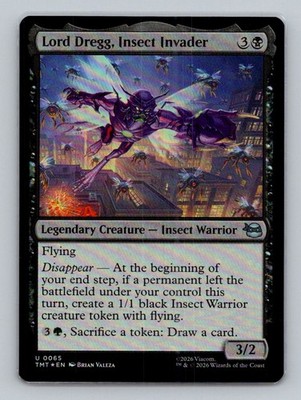 Lord Dregg, Insect Invader 65 U Teenage Mutant Ninja Turtles Foil TMT