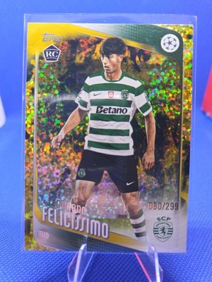 2025-26 Topps FLAGSHIP EDITION EDUARDO FELICISSIMO FC #60 Yellow Sparkle/299