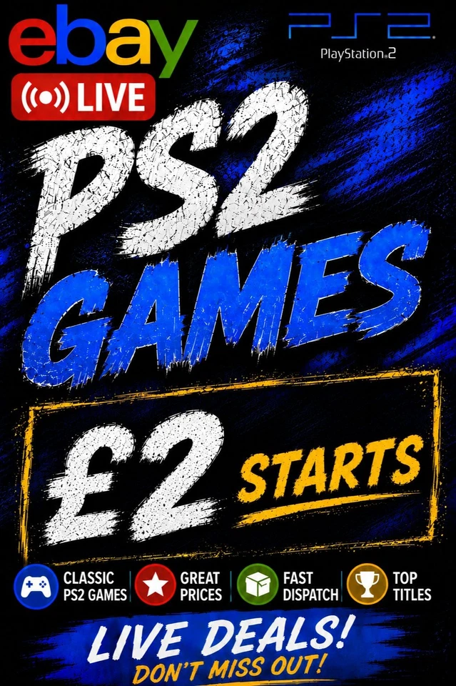 🎮 PS2 Games Live Deals | £2 Starts | Classic PlayStation Titles 🔥