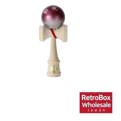 Ozora Kendama Premium Red Silver NJKA Certified Competition Model Yamagata Japan