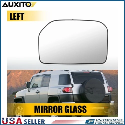 Heated Side Mirror Glass For 2007-2014 Toyota FJ Cruiser Left Side 87961-35870