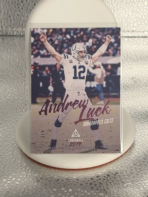 Panini 2019 Luminance Football Andrew Luck #17 Pink /5 Indianapolis Colts