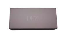 DEZI SUNGLASSES CASE, LT GRAY Rectangular HARD CASE/POUCH EYEWEAR HOLDER LUXURY