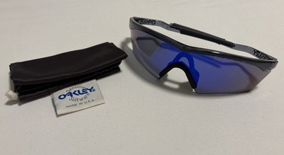 Oakley M Frame Gen 1 Crystal Black - Blue Iridium Hybrid - VERY NICE